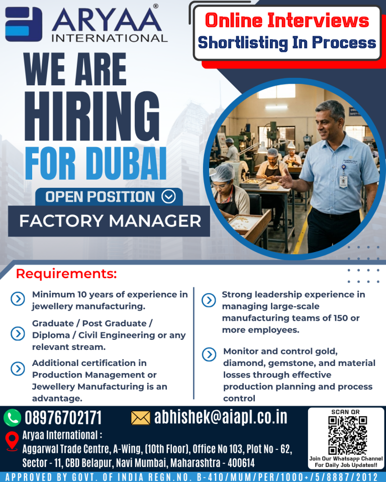 Online Interview -[Shortlisting in Progess]