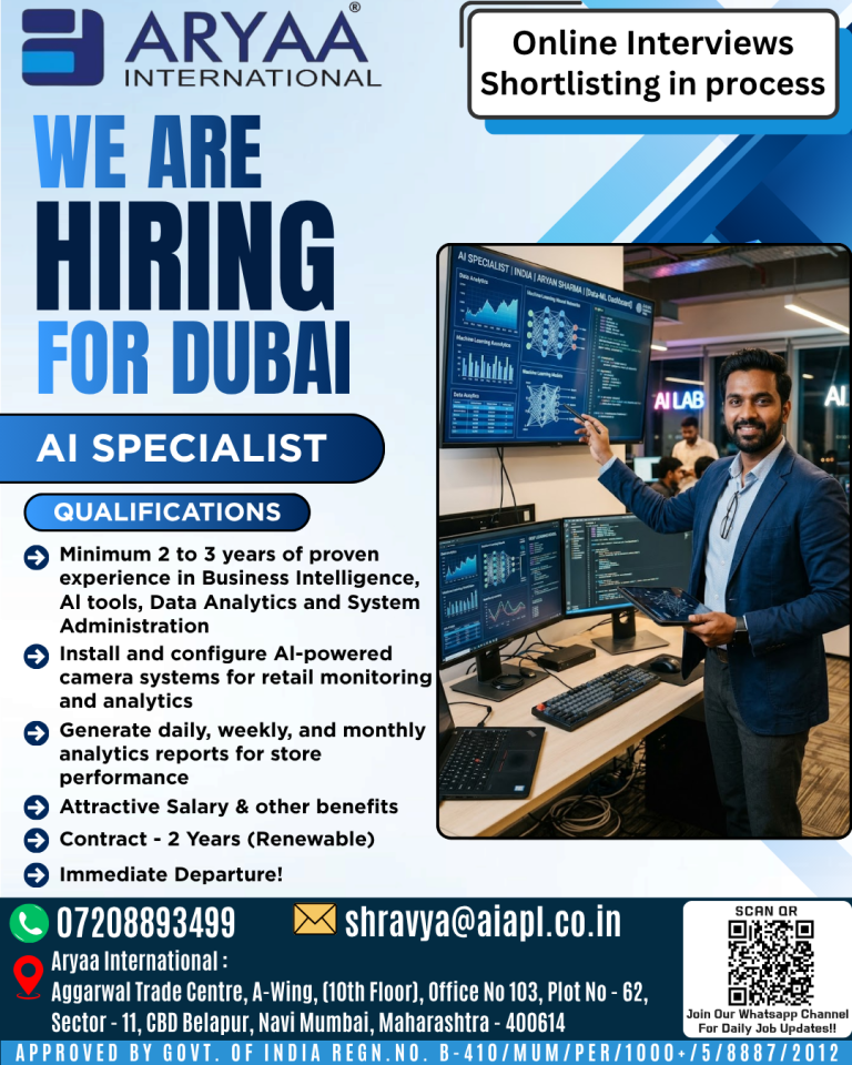 Online Interview -[Shortlisting in Progess]