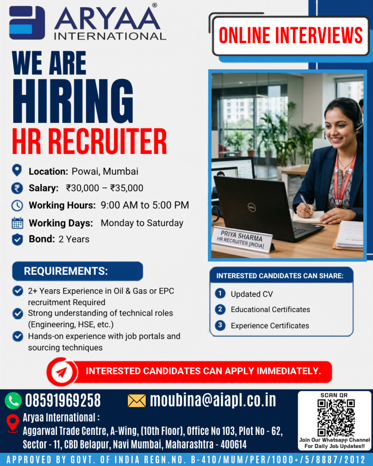 Online Interview -[Shortlisting in Progess]